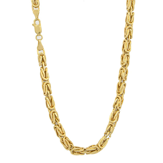 BIZANTINA ORO 14k HUECA